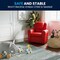 Flash Furniture Kids Recliner, 21-1/2" to 36-1/2" x 27", Upholstery Color: Red DG-ULT-KID-RED-GG - alternate 4
